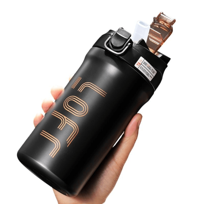 日本 [中国からの直送] TIGER 魔法瓶カップ コーヒーカップ 車用 旅行用カップ ティーカップ 個人用 保温 ブラック 600ML