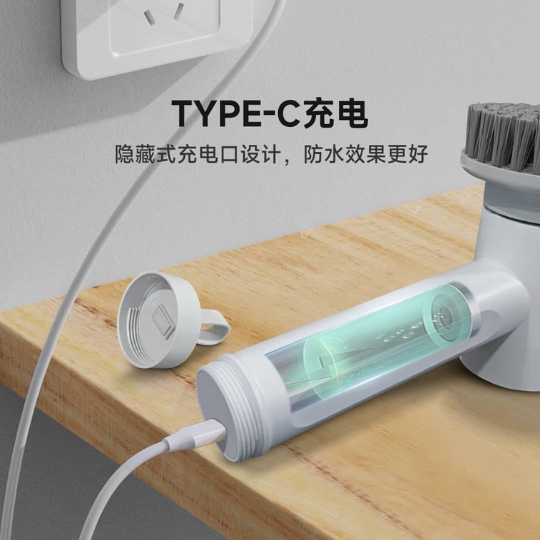 【中国直送】Xiaomi Youpin Xiaoda スマート電動クリーニングブラシセット クリーニングブラシ+アクセサリー 4