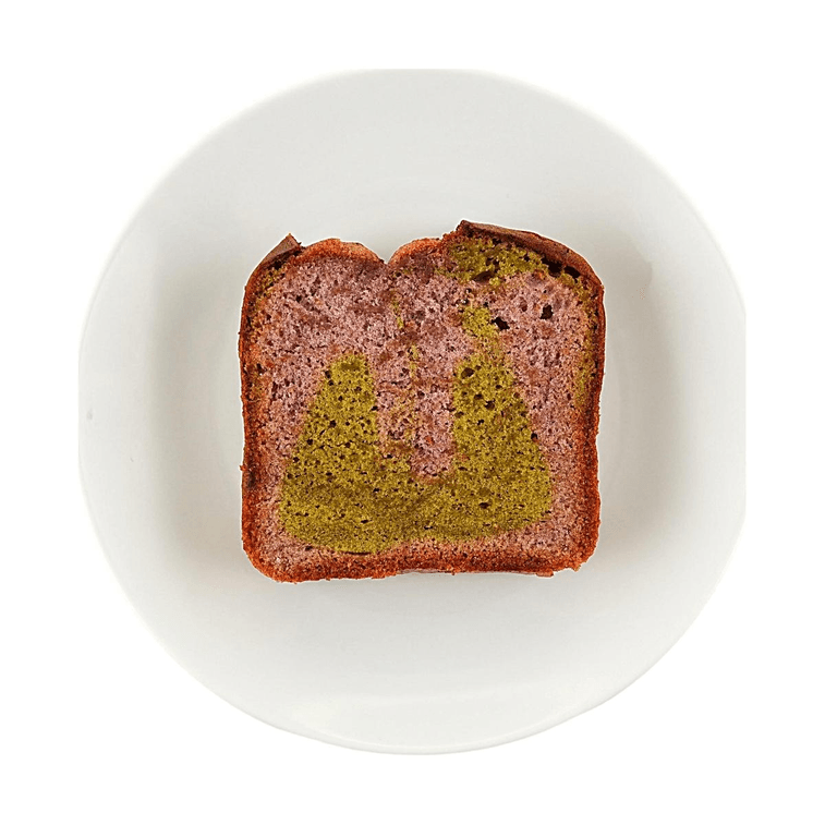 Matcha Purple Sweet Potato Pound Cake 1.41 oz 【Century-old Brand】【Rich Tea Aroma】 4