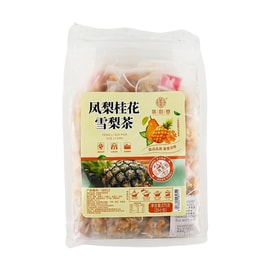 Pineapple Osmanthus and Snow Pear Tea Bag, 25 bags 13.22 oz【Caffeine-Free】