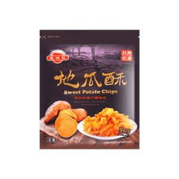 台湾连城记 地瓜酥 红薯片 黑糖味 140g