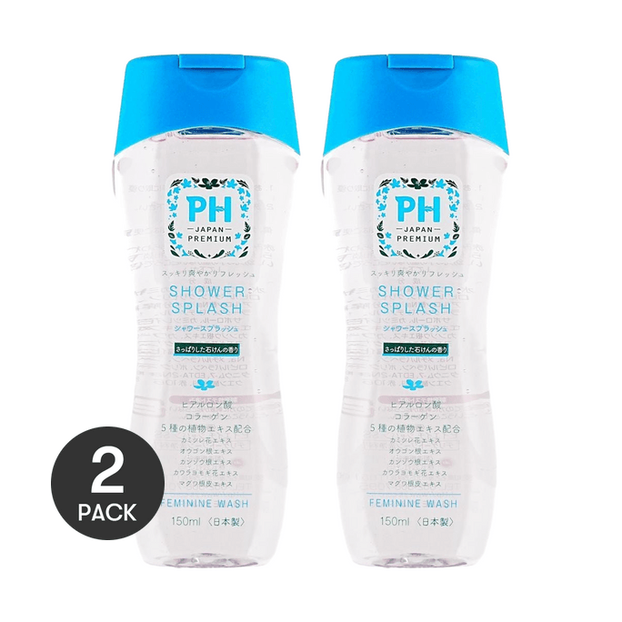 pH Balancing Feminine Wash Shower Splash, 5.07fl.oz.*2 【Value Pack】