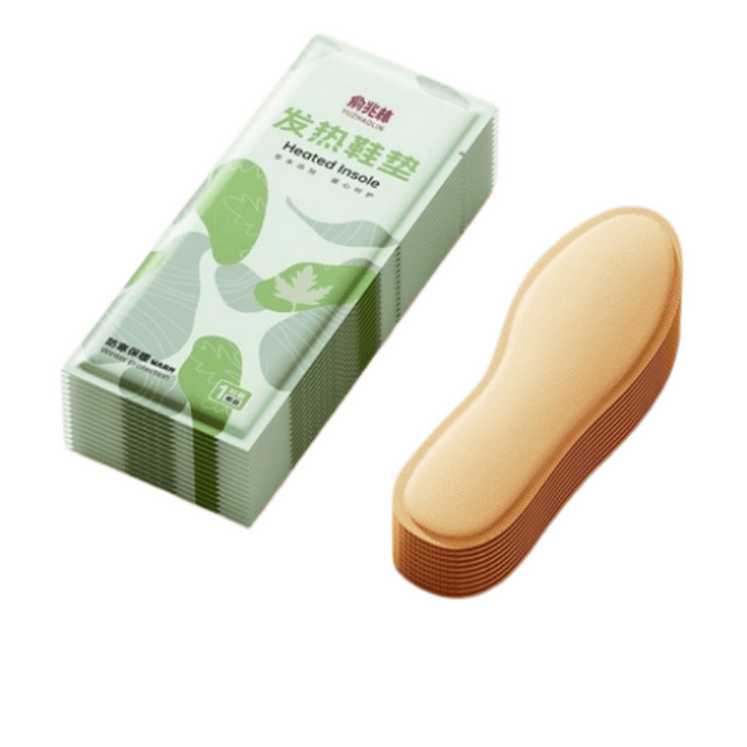 Heated insoles (sizes 40-42) 10 pieces/box men's walking foot warmers 12-hour heating for winter.