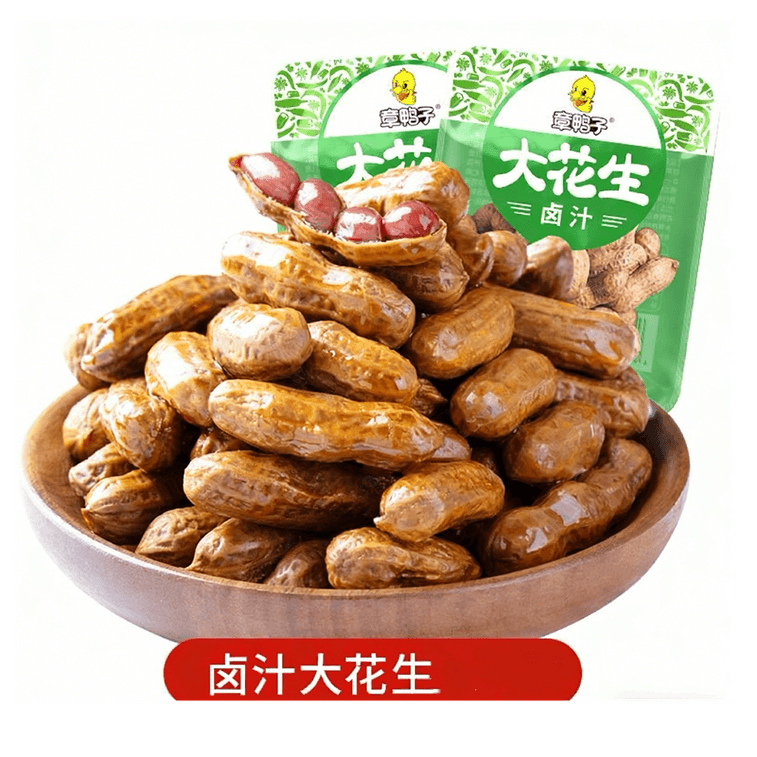 오리찜, 땅콩, 삶은 땅콩, 껍질째 볶은 매운 땅콩, 야채찜, 약 100g (5팩) 7