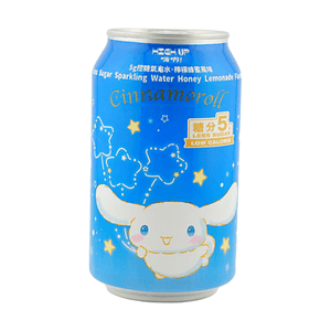 台湾HIGH UP嗨啊x三丽鸥大耳狗联名 控糖气泡水 柠檬蜂蜜风味 330ml