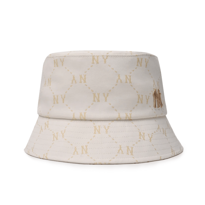 Unisex Dia Monogram Bucket Hat NY Yankees Cream 57H