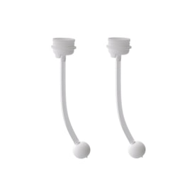 Gravity Ball Straw With Cleaning Brush (6 Months+) 2pcs For 8.1/11.2Oz Bottles | Use With Silicone Sipper