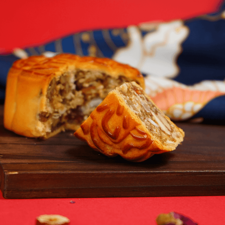 Hong Kong Classic Mixed Nuts Mooncake Gift Box - 4 Pieces, 26.10oz 3