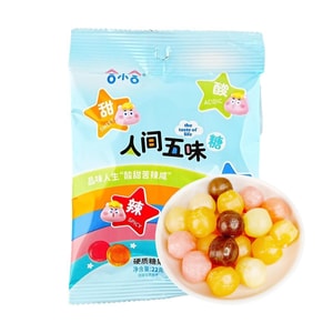 Five Flavors of Life Candy Mystery Box,Sweet Sour Bitter Spicy Salty Flavor,0.78 oz