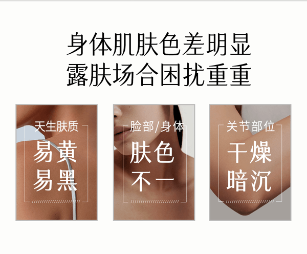  谷雨 身体素颜霜【12h持妆】【暗沉瞬隐】【10s速成膜】【更适合亚裔肤质】【无需卸妆】水光透亮 保湿修护 身体乳 滋润皮肤 150g