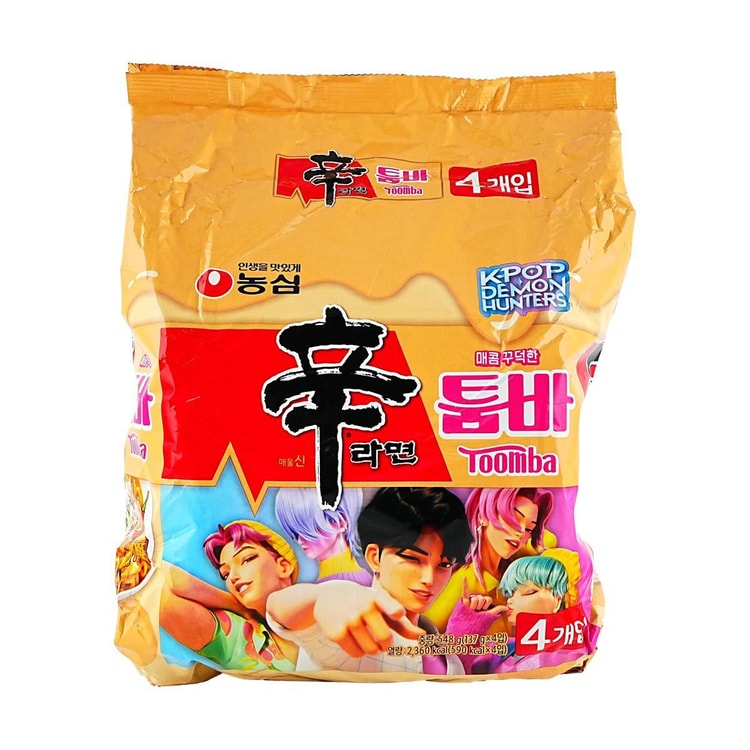 NONGSHIM 【Toomba Combo】 K-pop Demon Hunters 【Shin Ramyun Toomba