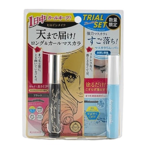 Heroine Make Long UP Mascara Super WP 01 + Speedy Mascara Remover Mini Travel Set