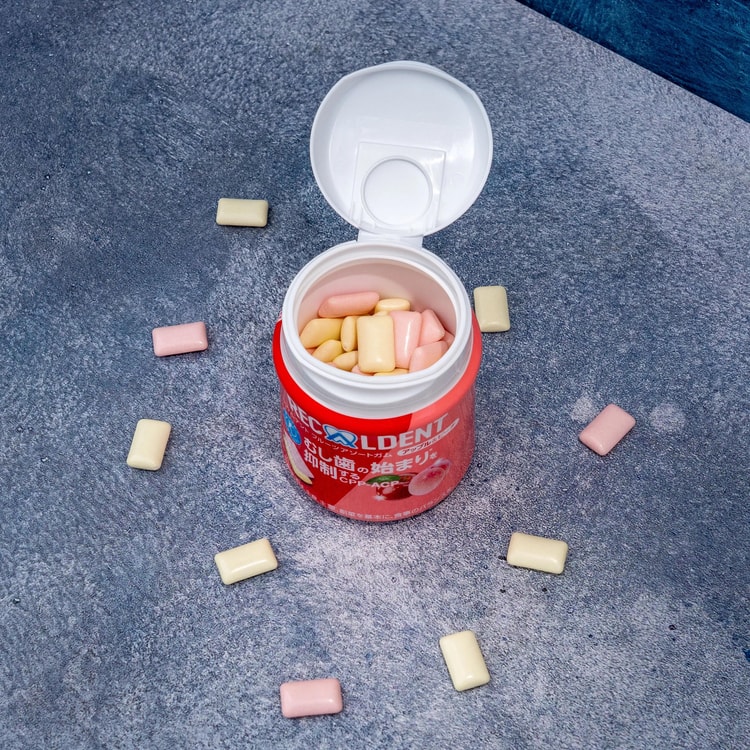 リカルデント　フルーツアソートガム　アップル＆ピーチ リカルデント フルーツアソートガム アップル＆ピーチボトル ( 135.2g