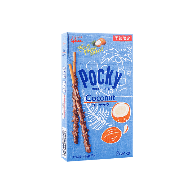商品详情 - 日本Pocky百奇 椰子口味  季节限定 1.45oz - image  0
