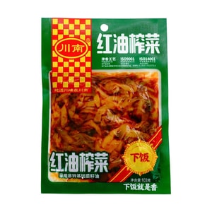 매콤한 고추기름에 절인 겨자, 100g (3.63oz) [밥, 면, 죽에 곁들여 드세요]