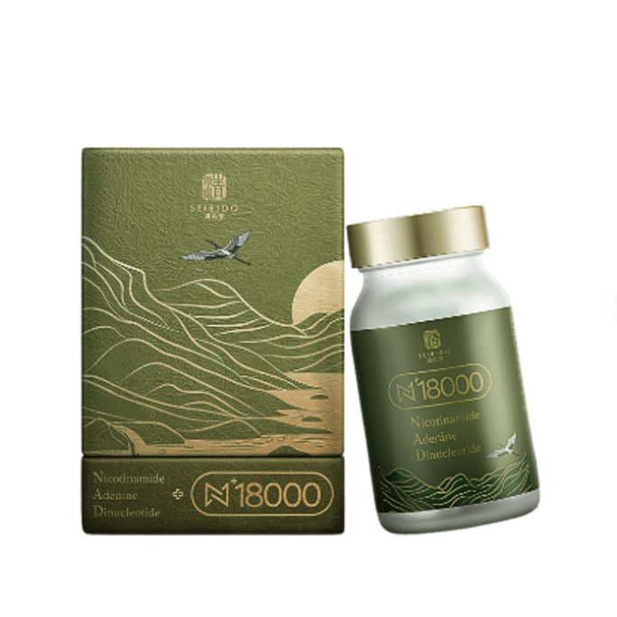 N+18000 High-purity NMN total 18000mg 90 capsules per bottle with high-end antioxidant and anti-aging ingredients