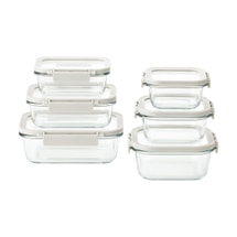 韓國NEOFLAM Comodo玻璃盒 食品儲存容器餐盒 6件套