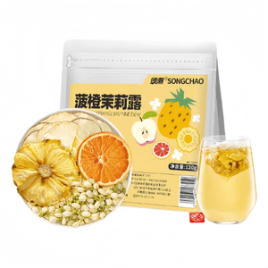 Orange Pineapple Jasmine Fruit Tea Flower Fruit Tea Tea Bags 120g*1 Bag