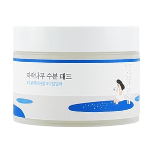 韩国ROUND LAB柔恩莱 白桦树保湿水分镇定棉片 补水镇定 舒缓镇静保湿 敏感肌适用 80片 150g
