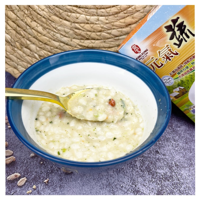 【台湾直邮】 京工 元气蔬食粥 96g 3入 6