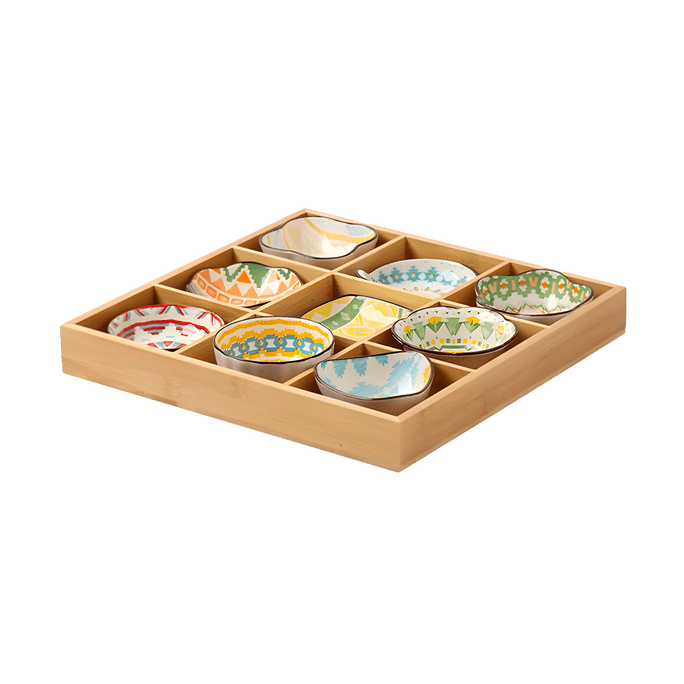 Nine-grid Tray Hot Pot Grid with Small Plates