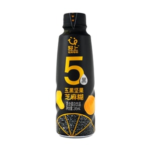 Five-Black Nut Sesame Cereal Protein Drink, 8.28 fl oz【0 Sugar】【Contains Dietary Fiber & Protein】