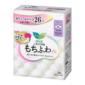 Laurier Shiawase Sohada Mochifuwa Fit Especially Heavy Flow Day Use  With Wings Volume Pack [26 pieces]