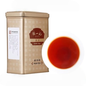 [중국 직배송] 장이위안 보이차, 진한 향의 숙성차, 고목 잎차, 일상 음용, 선물 세트, 프리미엄 등급, 150g/캔