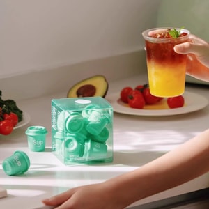 FIBOO 羽衣甘蓝咖 阿拉卡比豆黑咖啡冰美式 固体饮料冻干即溶咖啡粉无蔗糖 4g*10杯入 每日超模咖 轻畅新选择高膳食纤维