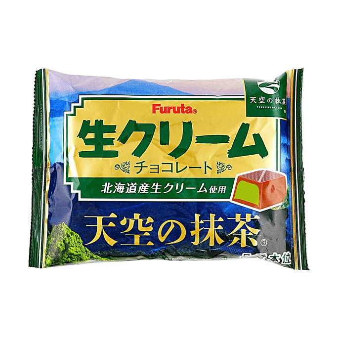 日本FURUTA古田 北海道生奶油巧克力 抹茶味 114g