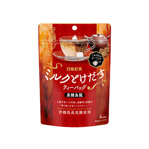 【日本直邮】 日本 日东红茶 冲绳黑糖使用 黑糖乌龙奶茶 茶包 38g
