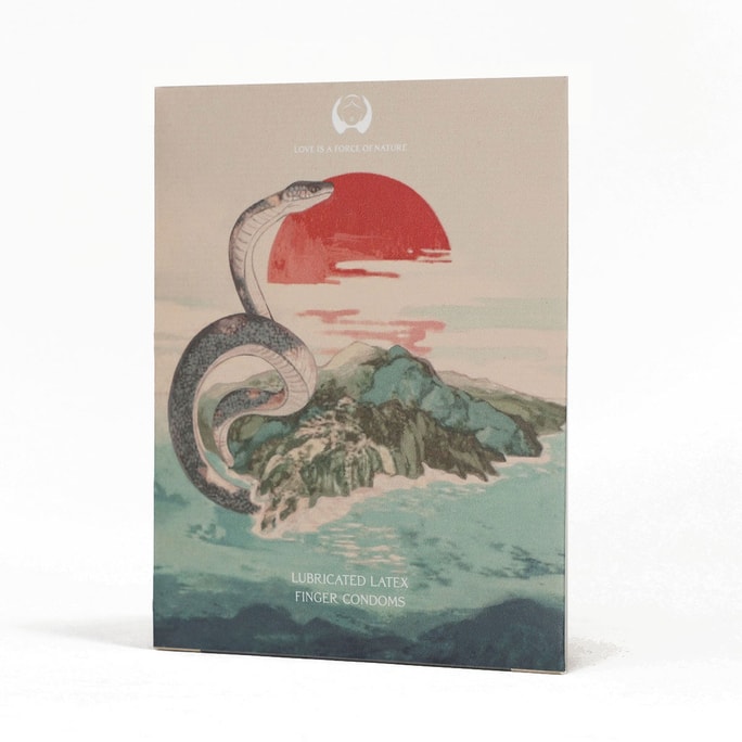 薩福 重磅新品「水漫金山」立體蛇紋醫用女同情趣手指套成人一次性用品 12只裝