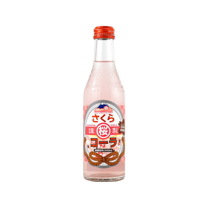 【Limited Edition】Sakura Cola - Japanese Cherry Blossom Soda, 8.11fl oz