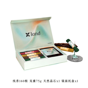 「Breath of Earth Collection」Home Fragrance Gift Set - Incense Sticks Sandalwood Mid-Autumn Festival 1 SET/160 Sticks