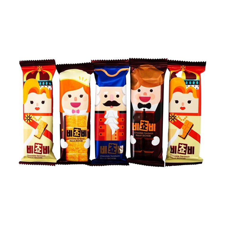 韩国ORION好丽友 三明治夹心饼干 榛子巧克力味 125g【可爱胡桃夹子独立包装】【BTS郑号锡同款】 5