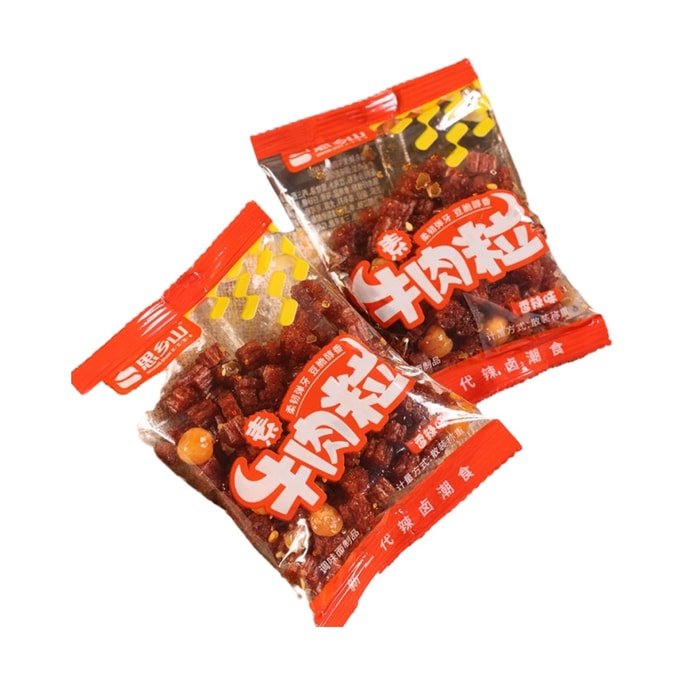 Vegetarian beef cubes Internet celebrity hot spicy strips 25g*5 bags