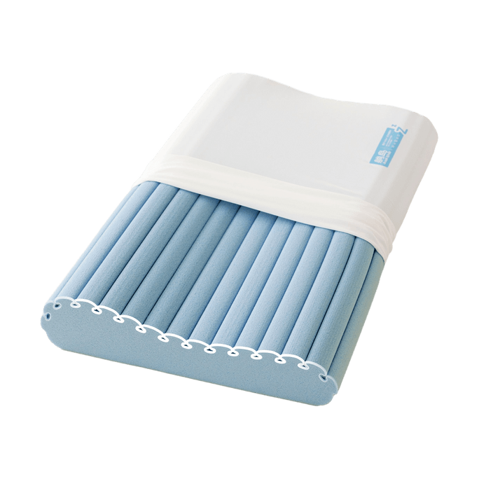 Deep Sleep Pillow Memory Foam Breathable Support Memory Pillow Lake Blue 42×64cm 8/10cm