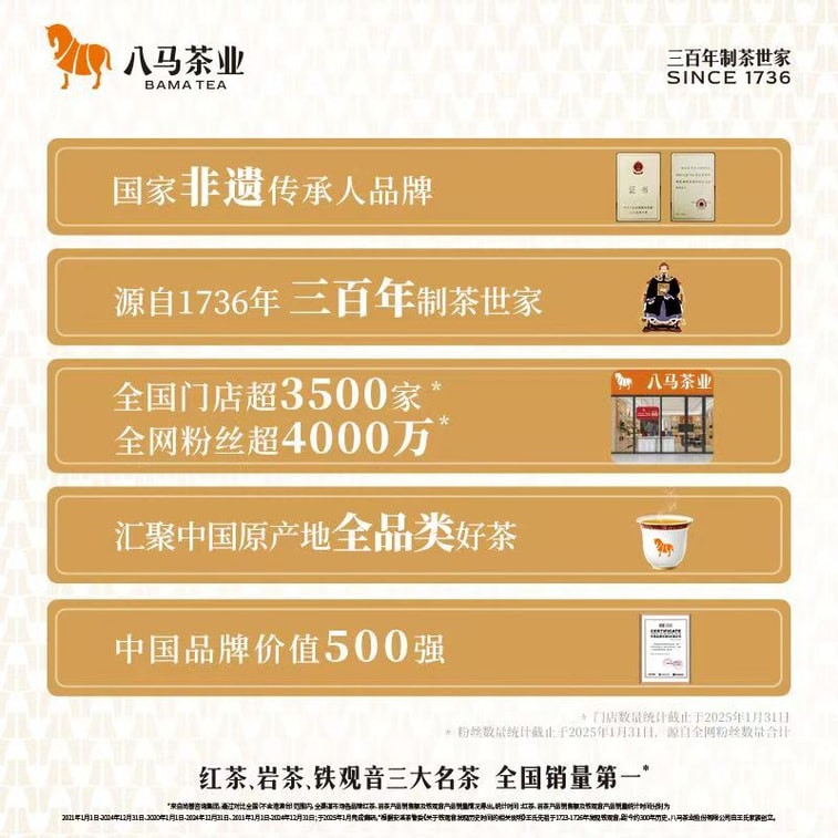 【中国直送】八馬茶業 プレミアム清明前龍井緑茶（50g×1缶） 7