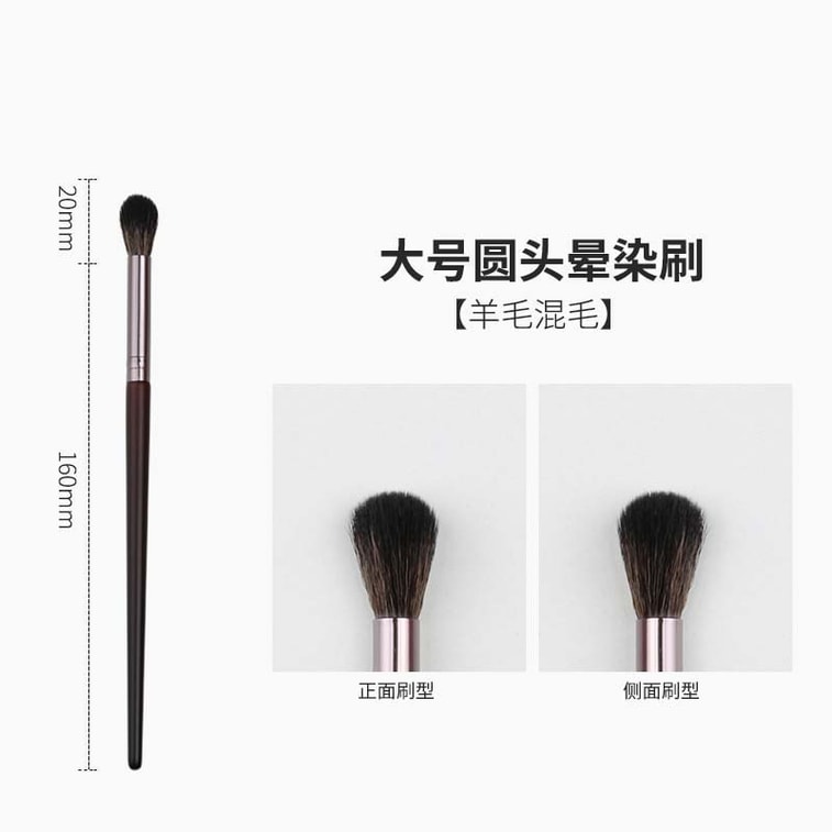 노바글로우 공식 인증 플래그십 스토어(미국) - 울 블렌드 아이 브러시 세트. 고급 동물 털로 만들어진 풍성하고 섬세하며 부드러운 브러시로, 파우더를 빠르게 흡수하고 자연스러운 블렌딩을 연출합니다. 6개 브러시 구성 (한정판). 4