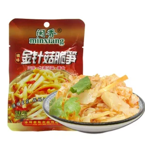 闽香 福建  金针菇脆笋 70g*5包 下饭菜酱菜腌菜佐餐泡菜笋片拌饭配粥即食咸菜