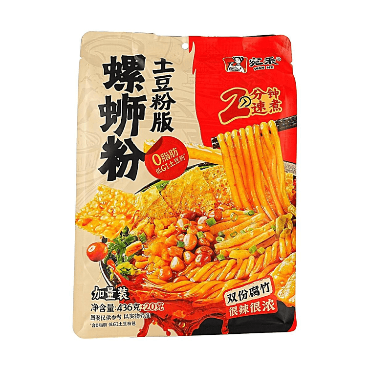 宛禾 土豆粉版螺蛳粉 436g【双份腐竹】【2分钟速煮速食】【线上独家】 10