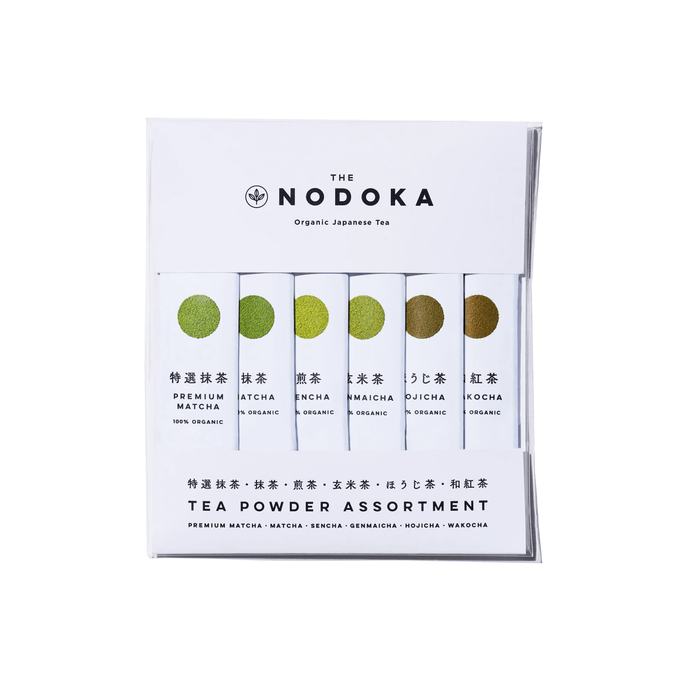 日本 NODOKA 日本招牌茶粉6口味體驗裝 2g*6