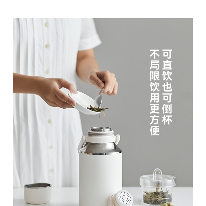 Thermos 980ml Large Capacity Water Cup 316 Stainless Steel Water Bottle One-Piece Design