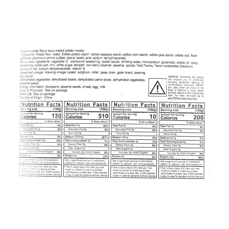 ポテト春雨ごまソース味、11.35オンス 5