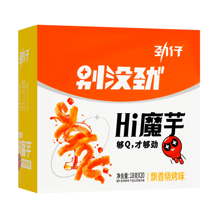 劲仔 Hi 魔芋 烧烤味 18g*20包 10