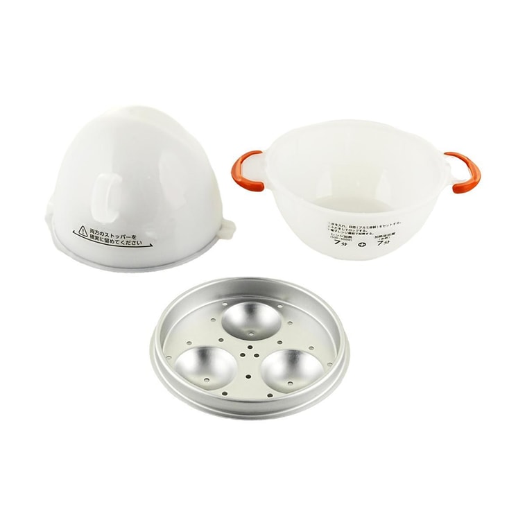 PEARL LIFE Microwave Egg Cooker, 3-Egg Capacity, Chick Design, Quick Steamed Eggs 4