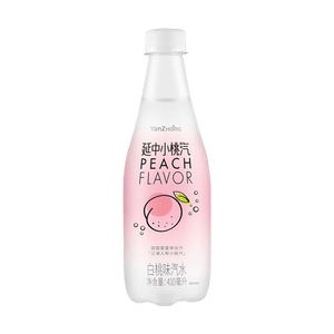 延中 小桃汽 白桃味汽水  410ml【丰盈气泡 清新爽口】