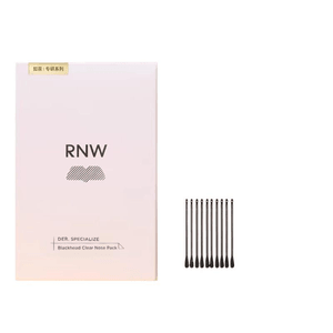 [중국 직배송] 한국산 RNW 블랙헤드 제거 코팩 - 순한 모공 클렌징, 1박스에 10매입
