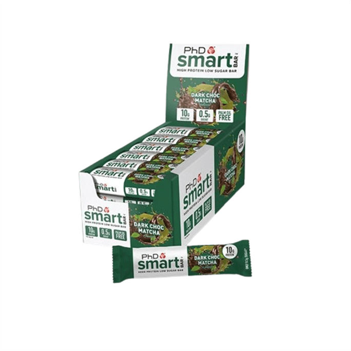 Smart mini Protein Bar Fitness Filling Meal Replacement Energy Bar Dark Chocolate Matcha flavor 32g*24 pieces/box
