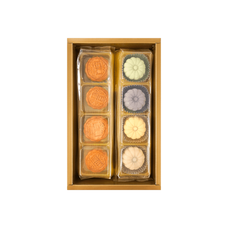 Taiwan Dreamy Moon Assorted Mooncake Gift Box - 8 Pieces, 13.5oz 11